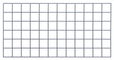 Quantum SG-1836GY Store Grid Panel, 36"L x 18"W, Gray