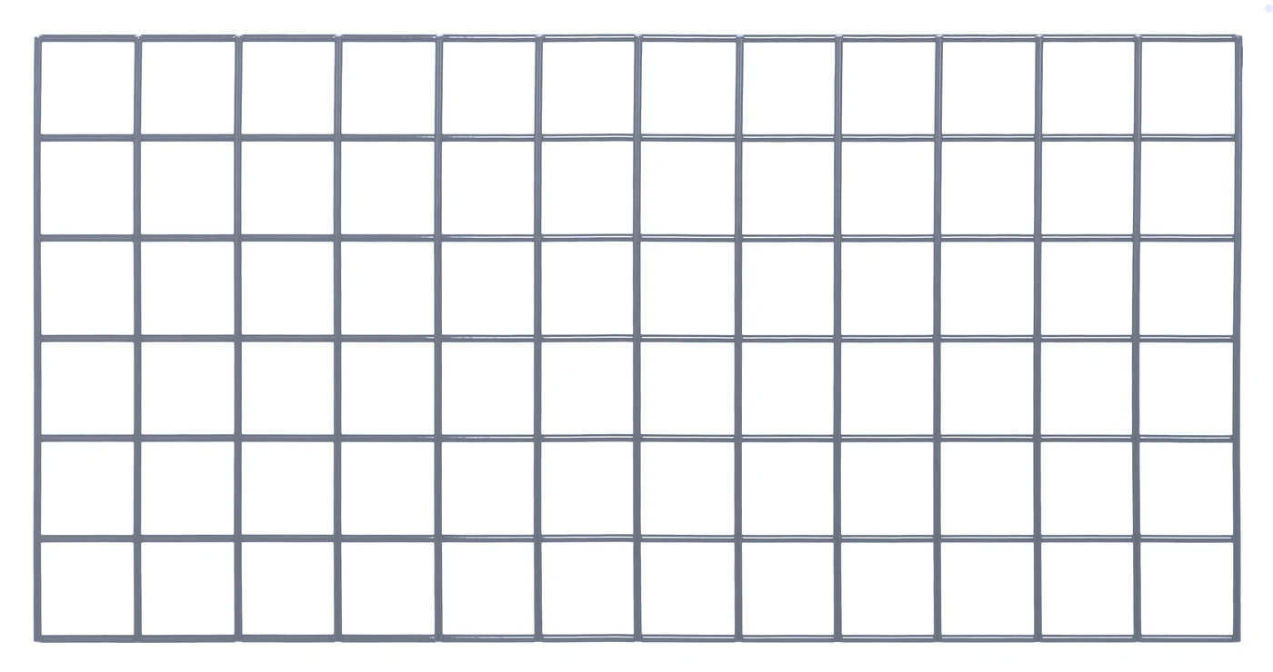Quantum SG-1836GY Store Grid Panel, 36"L x 18"W, Gray