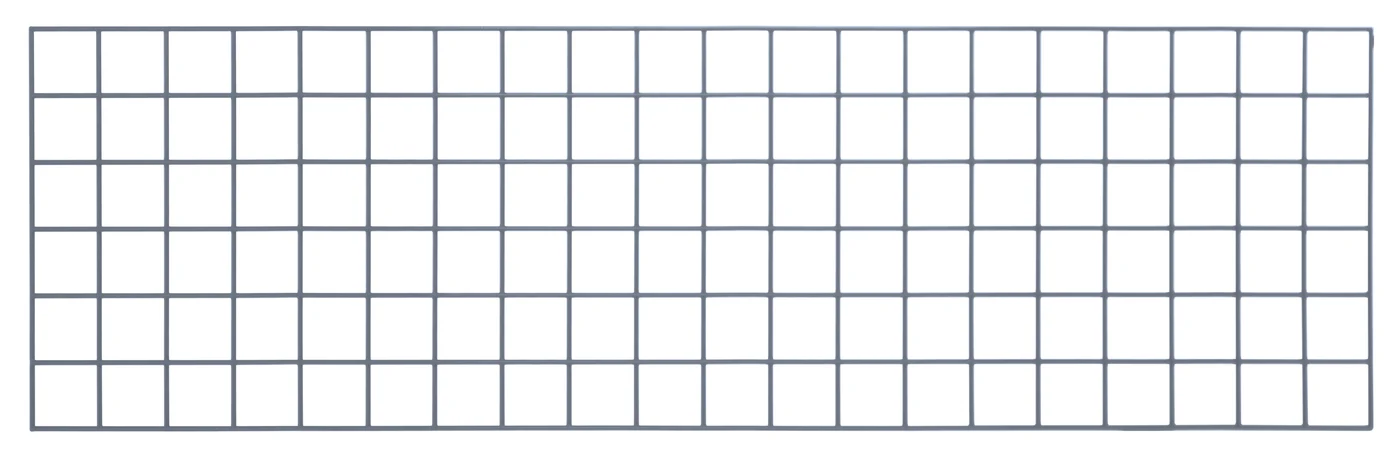 Quantum SG-1860GY Store Grid Panel, 60"L x 18"W, Gray