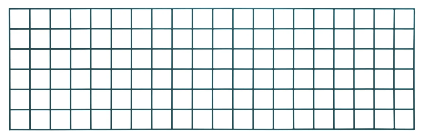 Quantum SG-1860P Store Grid Panel, 60"L x 18"W, Green