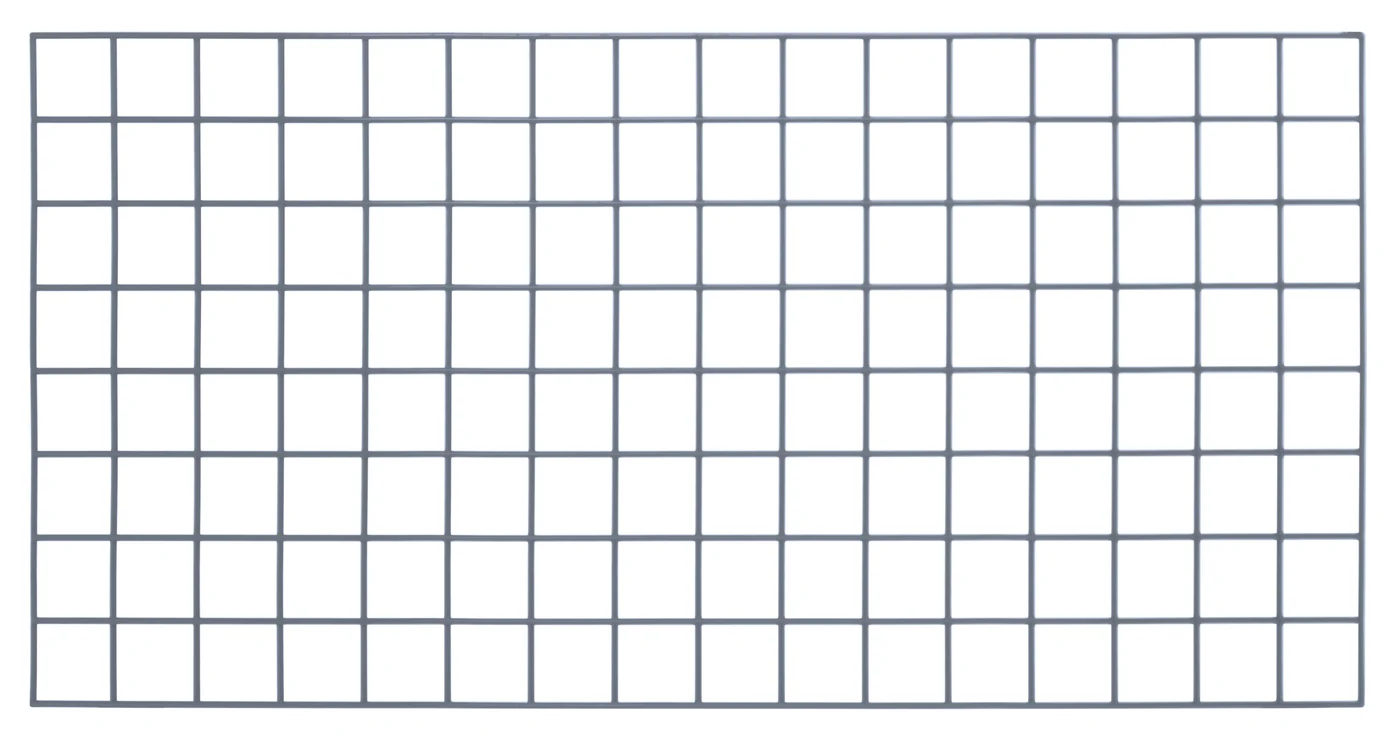 Quantum SG-2448GY Store Grid Panel, 48"L x 24"W, Gray
