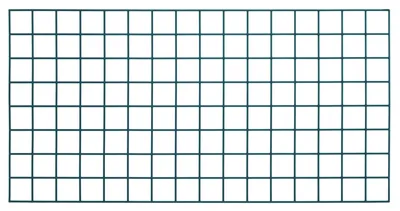 Quantum SG-2448P Store Grid Panel, 48"L x 24"W, Green