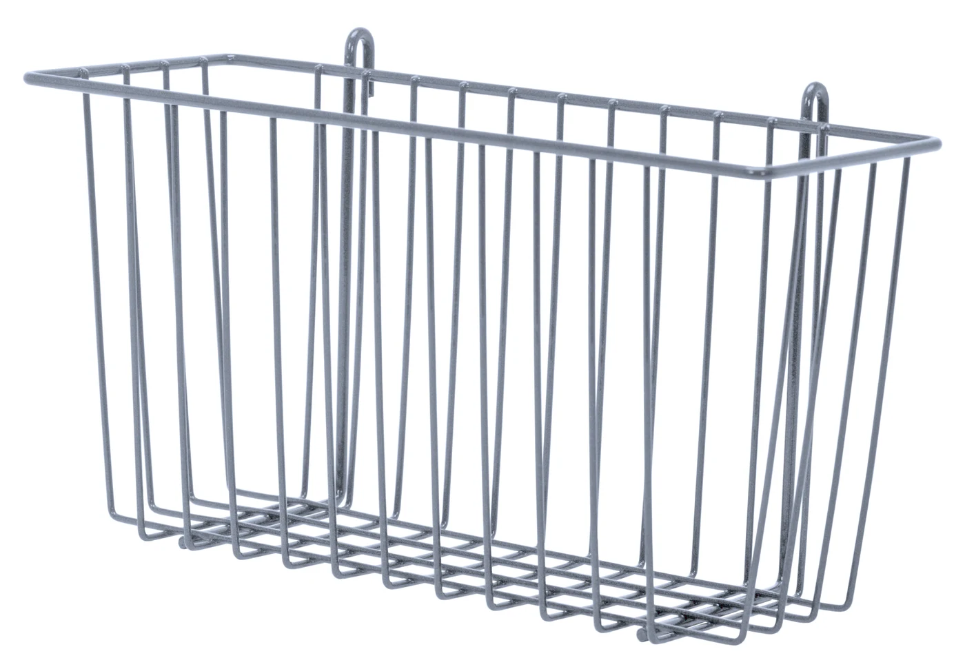 Quantum SG-B1357GY Store Grid Basket, 13-3/8"W x 5"D x 7"H, Gray
