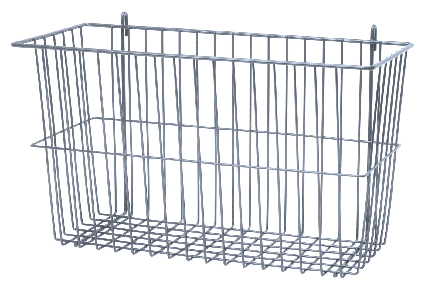 Quantum SG-B17710GY Store Grid Basket, 17-3/8"W x 7-1/2"D x 10"H, Gray