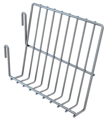 Quantum SG-BH29GY Store Grid Book Holder, 2"W x 9"D, Gray