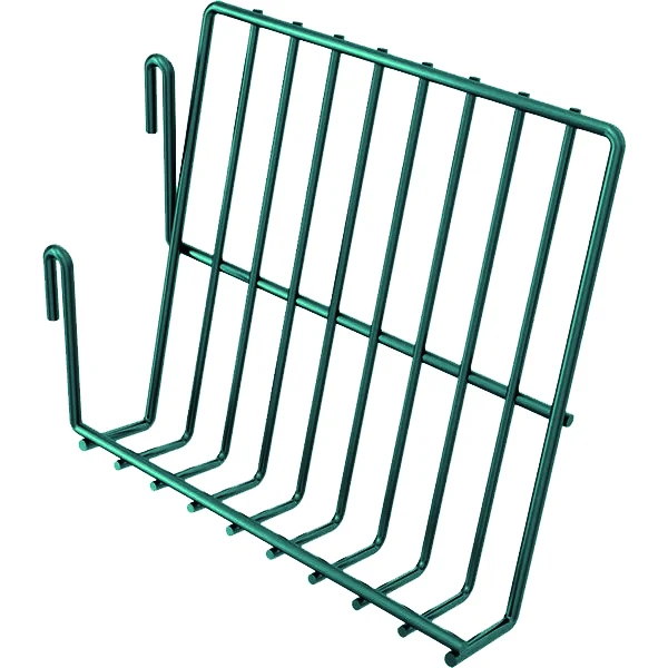 Quantum SG-BH29P Store Grid Book Holder, 2"W x 9"D, Green