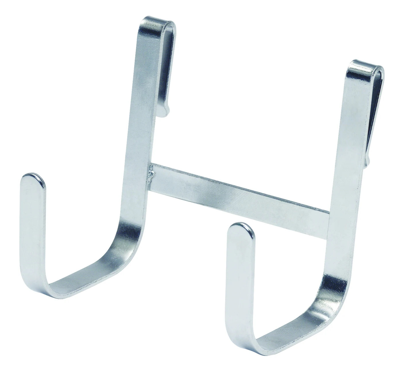 Quantum SG-HOOKDB Store Grid Large Double J Shaped Hook, 4-1/4"W x 2-1/2"D x 3-3/4"H, Green