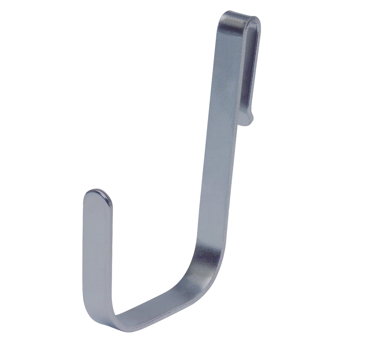 Quantum SG-HOOKLGGY Store Grid Large J Shaped Hook, 4"W x 2-1/2"D x 3-3/4"H, Gray