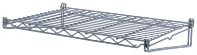 Quantum SG-S1224GY Store Grid Shelf, 12"W x 24"D x 3-3/4"H, Gray