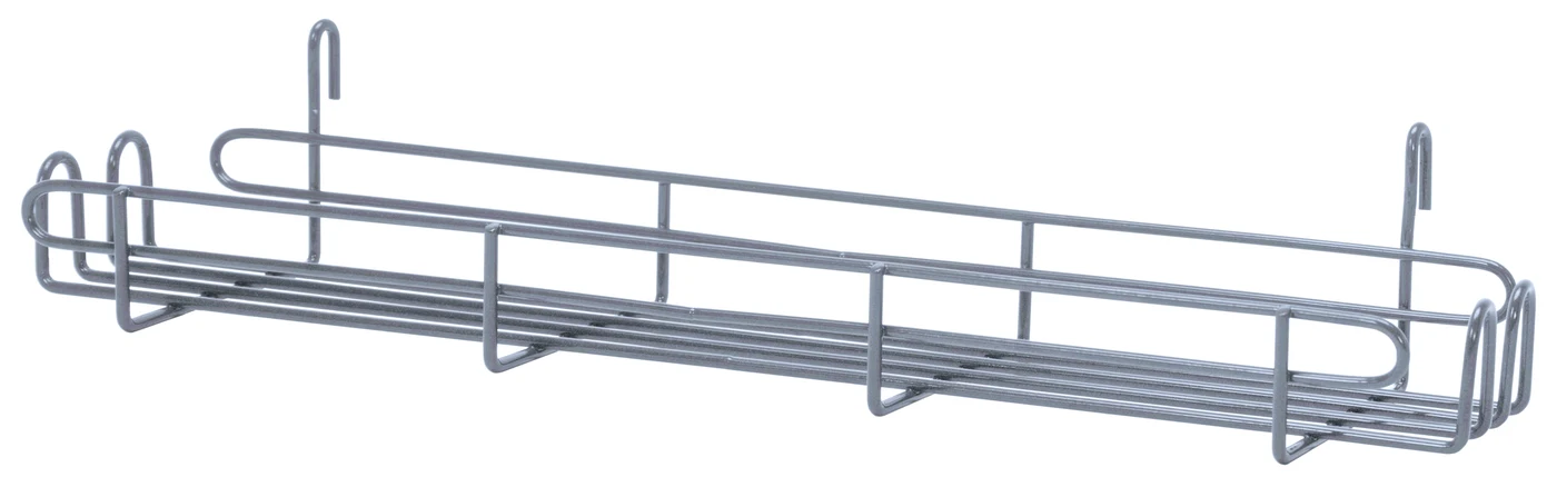 Quantum SG-SR2254GY Store Grid Spice Rack, 11-1/4"W x 5"W x 3-3/4"H, Gray