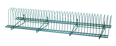 Quantum SG-TDR341410P Store Grid Tray Drying Rack, 34-1/2"W x 14"D x 11-1/4"H, Green