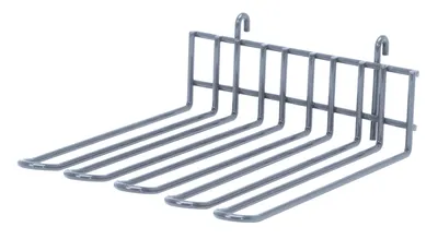Quantum SG-UH10GY Store Grid Large Utensil Holder, 10-1/2"W x 11"D x 4-1/4"H, Gray