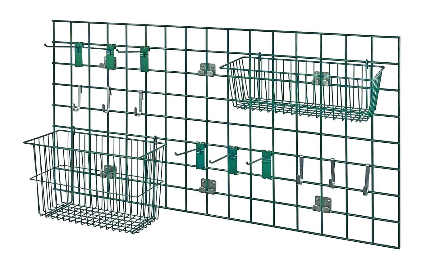 Quantum SGK-401836-5P Store Grid Medium-Duty Kit, Green