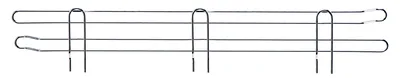 Quantum SL24 Side Ledge, 24"W x 4"H, Chrome