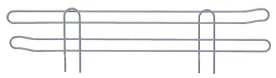 Quantum SL24GY Side Ledge, 24"W x 4"H, Gray