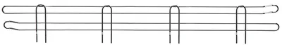 Quantum SL30 Side Ledge, 30"W x 4"H, Chrome