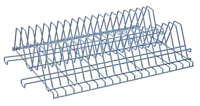 Quantum TDR24361GY Cutting Board and Tray Drying Rack, 24"W x 36"D, (18) lb capacity, Gray