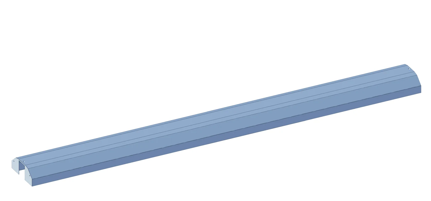 Quantum TK-2 Overhead Track, 1200 lb capacity, Gray Metallic