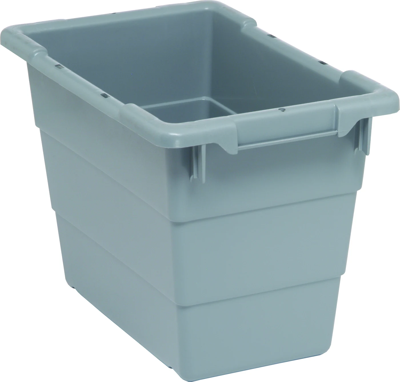 Quantum TUB1711-12GYNB Cross Stack Tub, 100 lb capacity, Gray