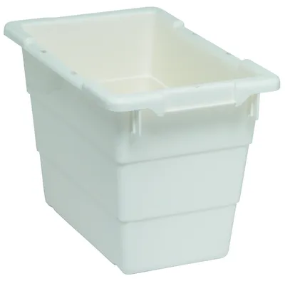 Quantum TUB1711-12WT Cross Stack Tub, 100 lb capacity, White