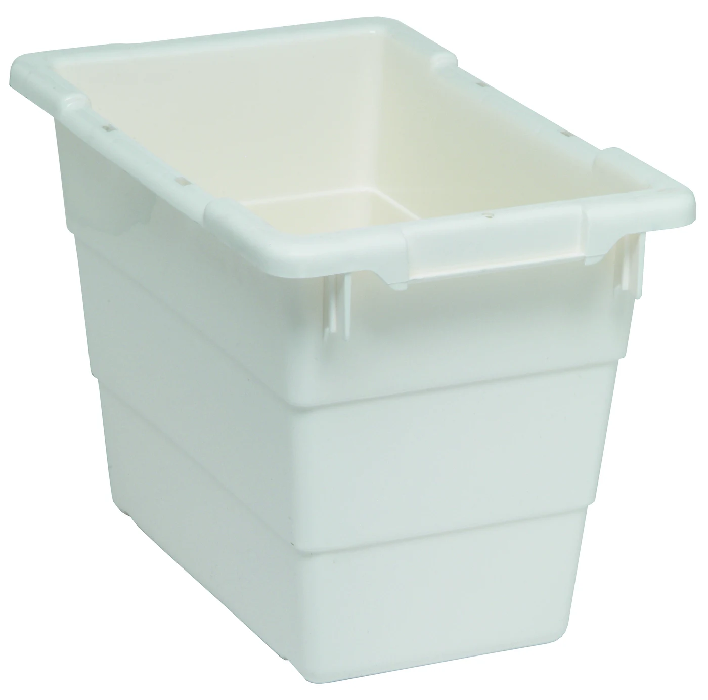 Quantum TUB1711-12WT Cross Stack Tub, 100 lb capacity, White