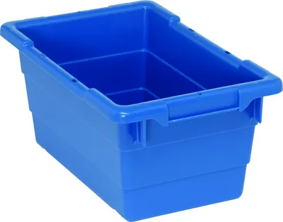 Quantum TUB1711-8BL Cross Stack Tub, 100 lb capacity, Blue