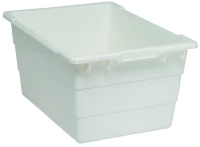 Quantum TUB2417-12WT Cross Stack Tub, 100 lb capacity, White