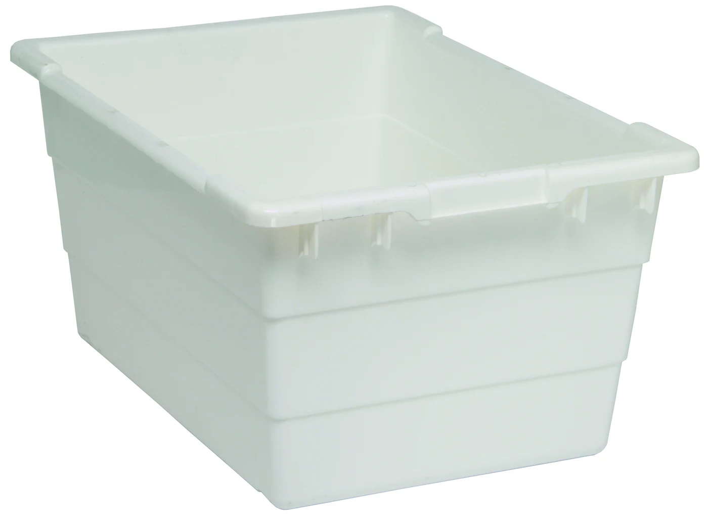 Quantum TUB2417-12WT Cross Stack Tub, 100 lb capacity, White