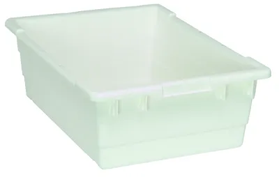 Quantum TUB2417-8WT Cross Stack Tub, 100 lb capacity, White