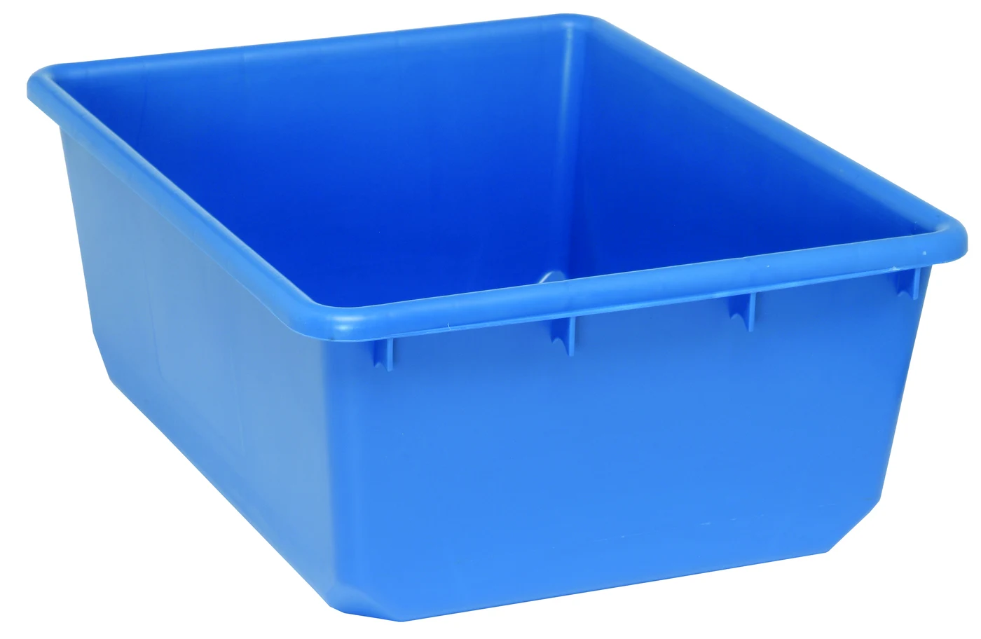 Quantum TUB2419-9BLCS QuanTub Nesting Tote, 100 lb capacity, Blue, Case of 6