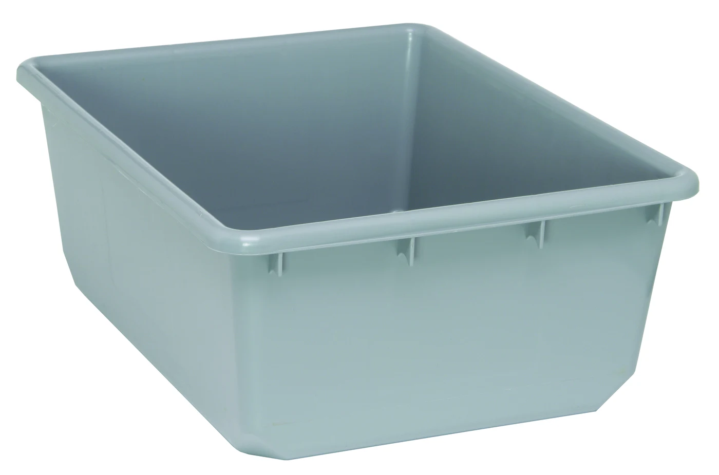 Quantum TUB2419-9GYCS QuanTub Nesting Tote, 100 lb capacity, Gray, Case of 6