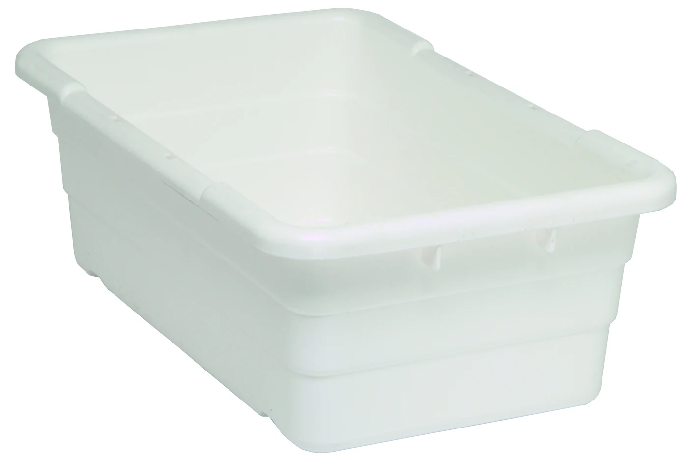 Quantum TUB2516-8WTCS Cross Stack Tub, 100 lb capacity, White, Case of 6