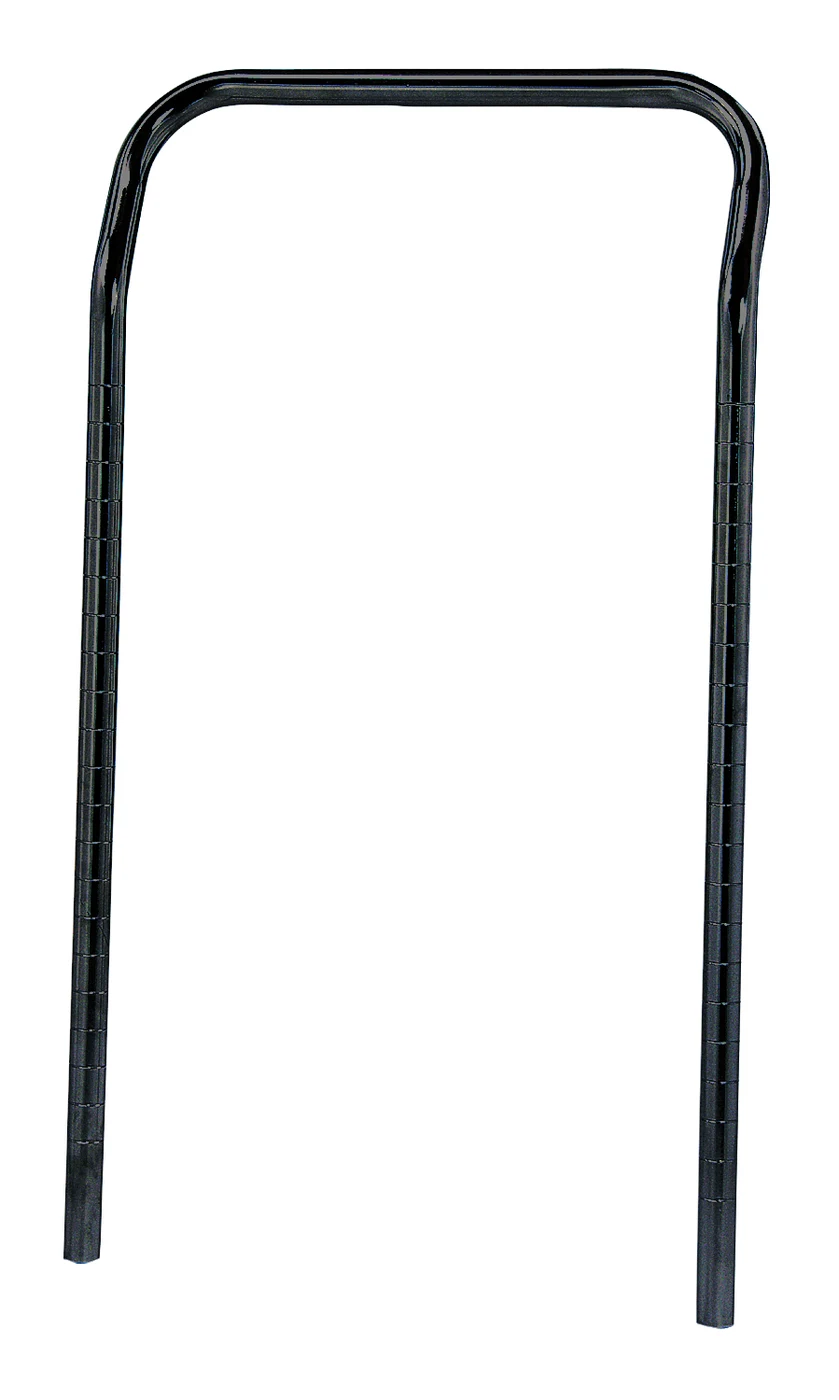 Quantum UH18BK U-Handle, 18"W x 32"H, Black
