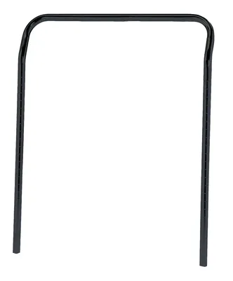 Quantum UH24BK U-Handle, 24"W x 32"H, Black