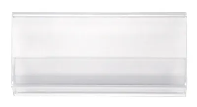 Quantum ULH33C Polymer Shelf Label Holder, Clear