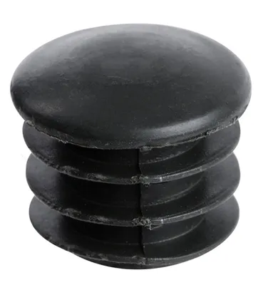 Quantum W-PC Plastic Post Cap (4 Pack), Black, Pack of 4