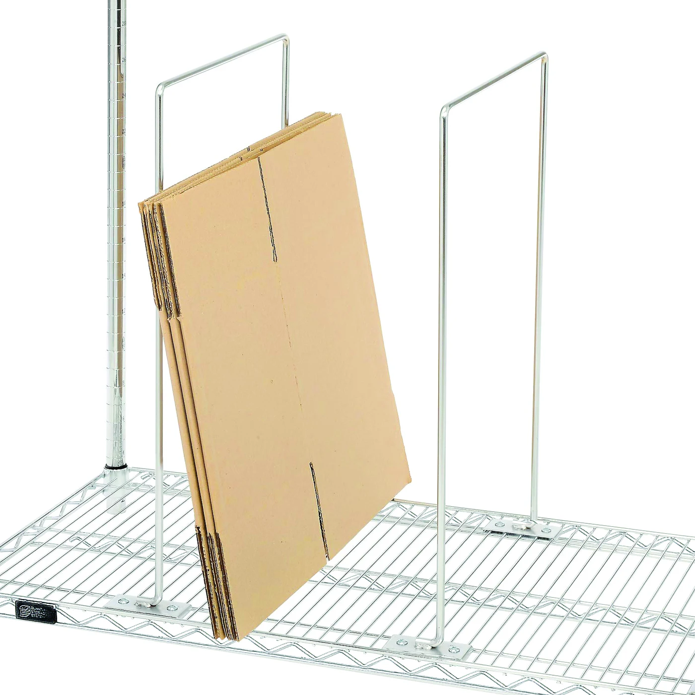 Quantum WCSD-1814 Wire Carton Divider, 18"W x 14"H, Chrome