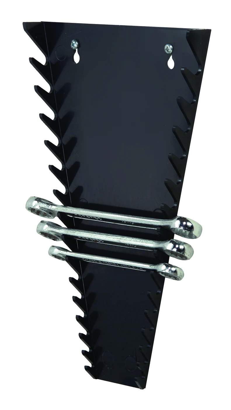 Quantum WH-15 Wrench Holder, 1"L x 7-1/8"W x 11-5/8"H, 15 wrenches capacity, Black