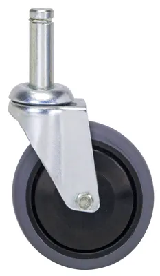 Quantum WR-00CO Casters, 300 lb capacity, Black, Set of 4