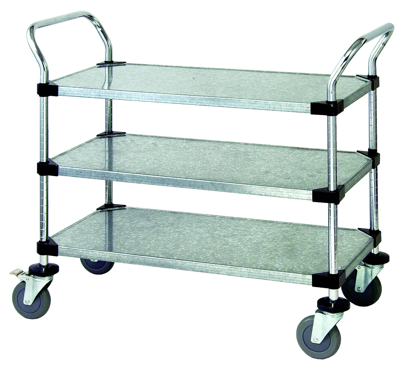 Quantum WRC-2136-3G Utility Cart, 36"W x 21"D x 37-1/2"H, 1200 lb capacity, Galvanized