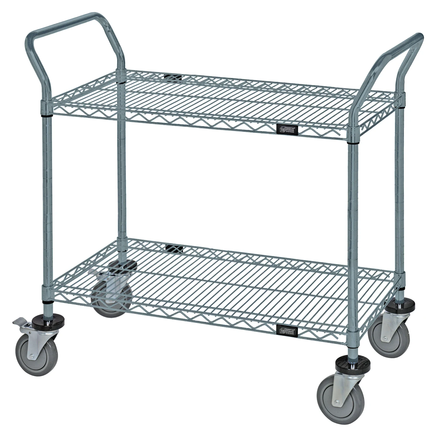 Quantum WRC-2130GY-2 Utility Cart, 30"W x 21"D x 37-1/2"H, 1200 lb capacity, Gray
