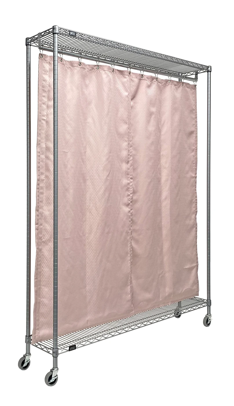 Quantum WRC74-1260GY-2PC Mobile Privacy Partition, 60"W x 12"D x 78"H, Gray