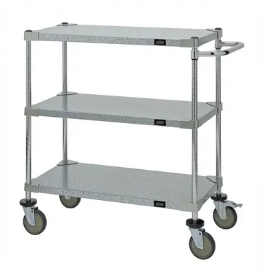 Quantum WRCP-1842-3G Utility Cart, 42"W x 18"D x 37-1/2"H, 1200 lb capacity, Galvanized