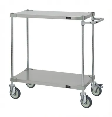 Quantum WRSCP-1836-2SS Utility Cart, 36"W x 18"D x 37-1/2"H, 1200 lb capacity, Stainless