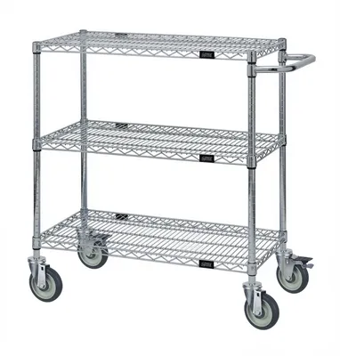 Quantum WRSCP-1842-3 Utility Cart, 42"W x 18"D x 37-1/2"H, 1200 lb capacity, Stainless