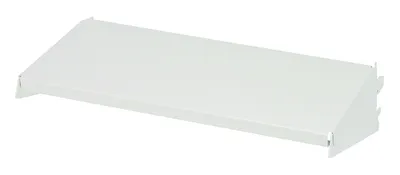 Quantum WS-1218DSHC Partition Wall Dust Shelf, 18"W x 12"D, Oyster White