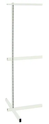 Quantum WS70-DS18ADHC Double-Sided Partition Wall Add-On Unit, 18"W x 50"D x 70"H, Oyster White