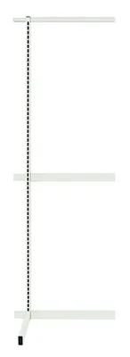 Quantum WS-SS18ADHC Partition Wall Frame, Oyster White