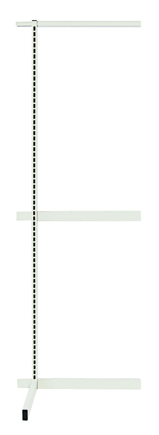 Quantum WS70-SS18ADHC Single-Sided Partition Wall Add-On Unit, 18"W x 26"D x 70"H, Oyster White