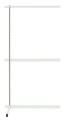 Quantum WS-SS36ADHC Partition Wall Frame, Oyster White
